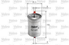 palivovy filtr VALEO 587006