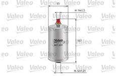 palivovy filtr VALEO 587205