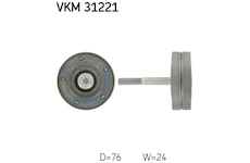 Vratna/vodici kladka, klinovy zebrovy remen SKF VKM 31221