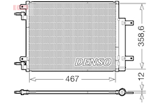 Kondenzátor, klimatizace DENSO DCN20046