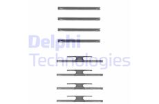 Sada prislusenstvi, oblozeni kotoucove brzdy DELPHI LX0184