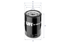 Olejový filtr UFI 23.196.00