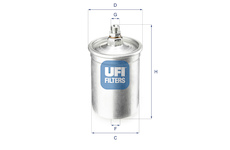 palivovy filtr UFI 31.505.00