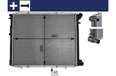 Chladič, chlazení motoru MAHLE CR 152 000S