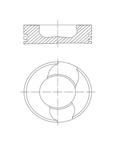 Píst Mahle 229 48 00