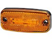 svítilna poziční HELLA oranžová oválná bez držáku LED kabel 0,5m