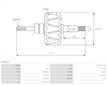 Rotor alternátoru - Bosch F00M121611  RC 230849