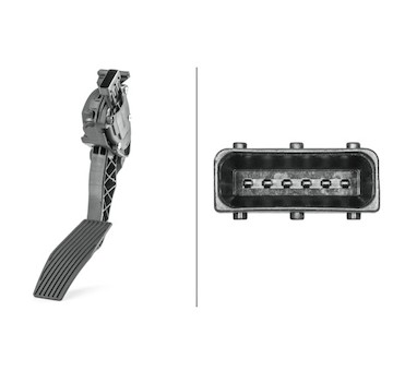 Senzor, poloha akceleracniho pedalu HELLA 6PV 009 765-741