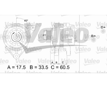 generátor VALEO 436719