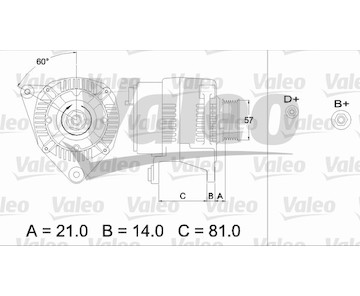 generátor VALEO 436744