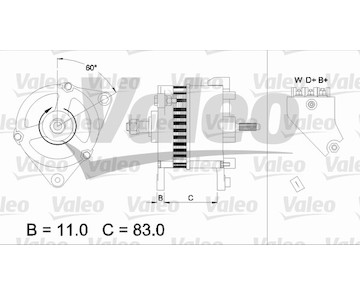 generátor VALEO 436755