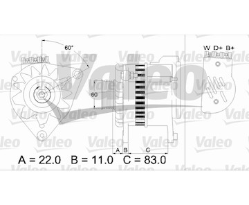 generátor VALEO 437051