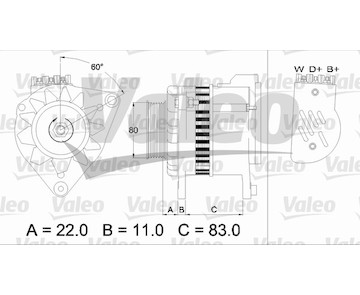 generátor VALEO 437052
