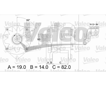 generátor VALEO 437081