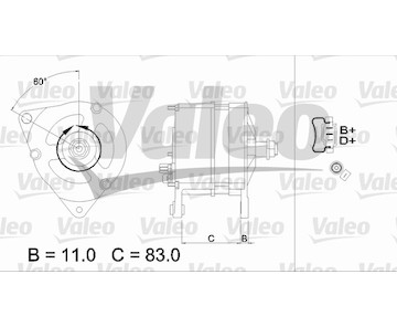 generátor VALEO 437124