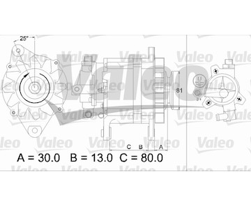 generátor VALEO 437135