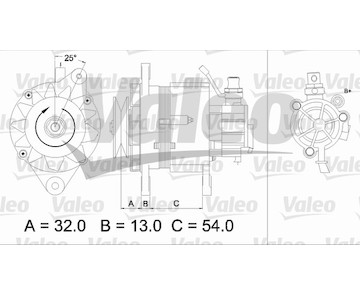 generátor VALEO 437143