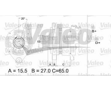 generátor VALEO 437164