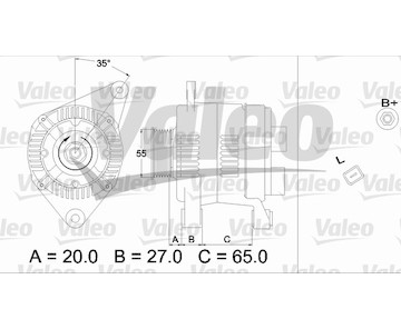 generátor VALEO 437196