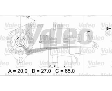 generátor VALEO 437198