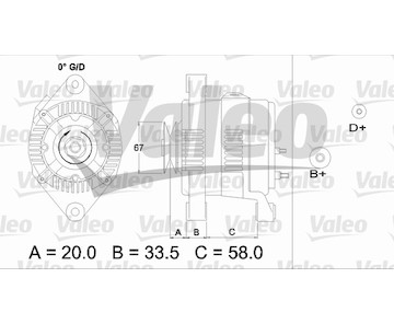 generátor VALEO 437207