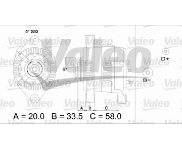 generátor VALEO 437211
