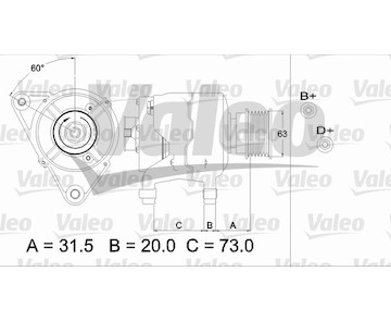 generátor VALEO 437310