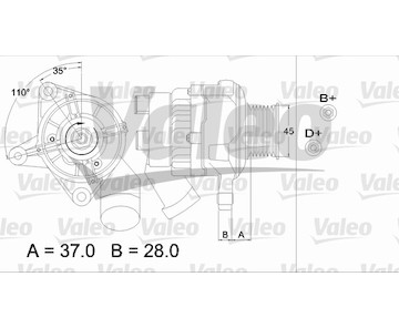 generátor VALEO 437331