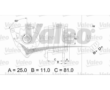 generátor VALEO 437379