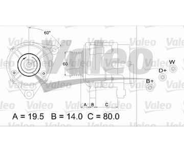 generátor VALEO 437383