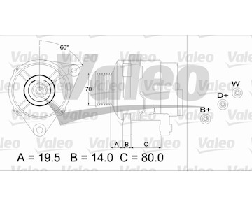 generátor VALEO 437391