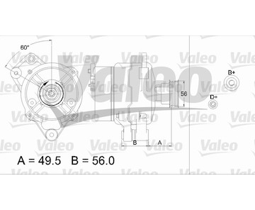 generátor VALEO 437438