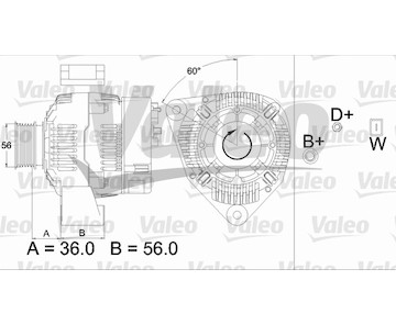 generátor VALEO 437489