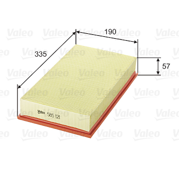 Vzduchový filtr VALEO 585121