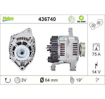 generátor VALEO 436740