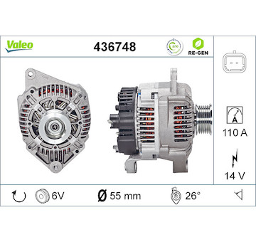 generátor VALEO 436748