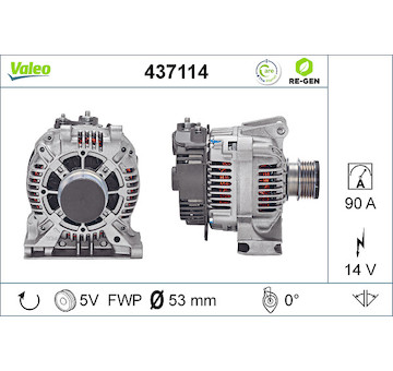 generátor VALEO 437114