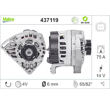 generátor VALEO 437119