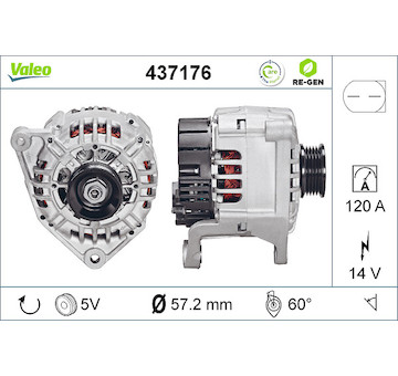 generátor VALEO 437176