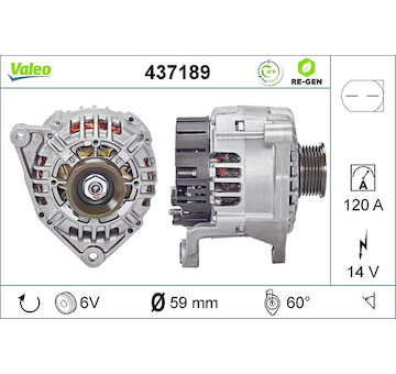 generátor VALEO 437189