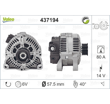 generátor VALEO 437194