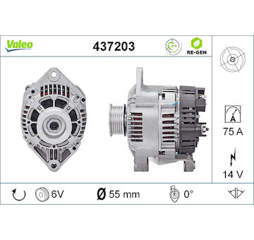 generátor VALEO 437203