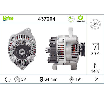 generátor VALEO 437204