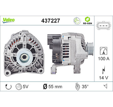 generátor VALEO 437227