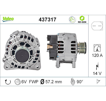 generátor VALEO 437317