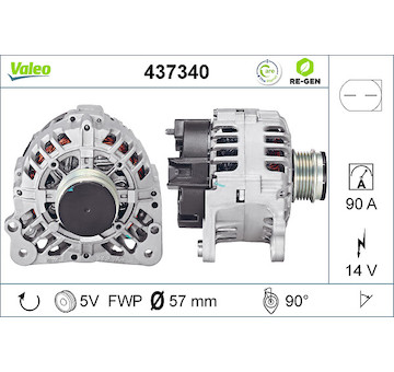 generátor VALEO 437340