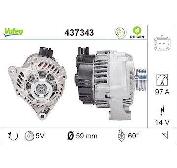 generátor VALEO 437343