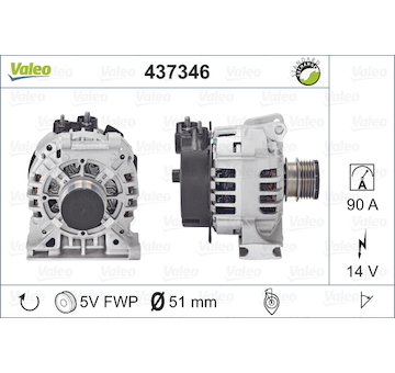 generátor VALEO 437346