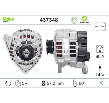 generátor VALEO 437348