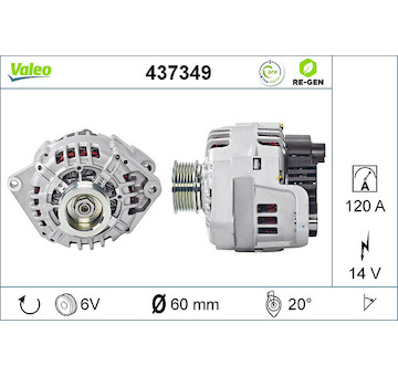 generátor VALEO 437349